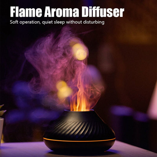 Flame Aroma Diffuser Ultrasonic Humidifier